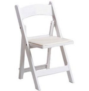 Rental store for FOLDING CHAIR, WHITE, RESIN in Wautoma WI